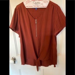 Women’s Apt. 9 Size XXL - Rust Brown color